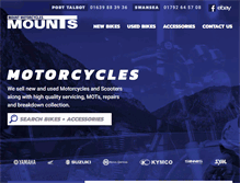 Tablet Screenshot of mountmotorcycles.co.uk